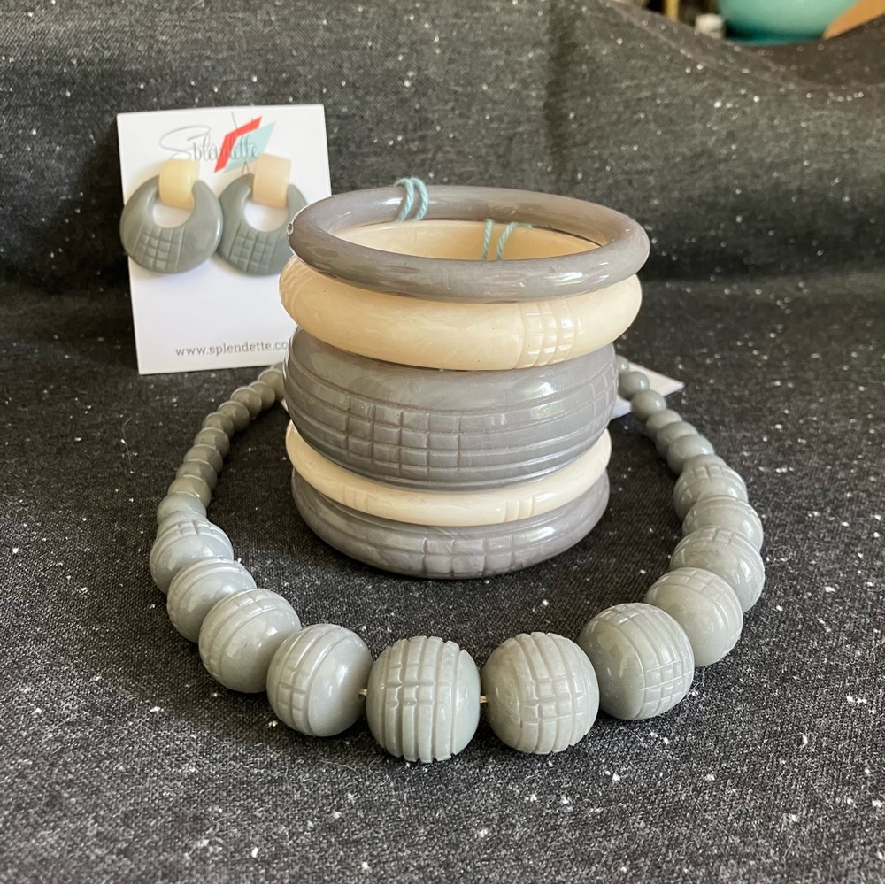 Splendette Stone & Cloud Fakelite Set